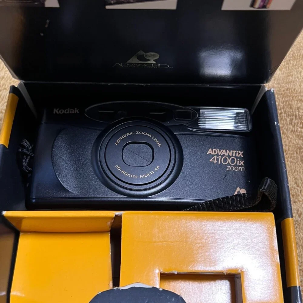 Kodak Advantix 4100ix Zoom APS Film Camera – Tested & Working – Boxed – Excellen